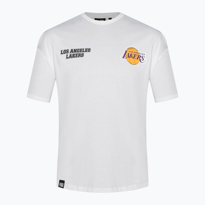 Vyriški marškinėliai New Era NBA Large Graphic BP OS Tee Los Angeles Lakers white 6
